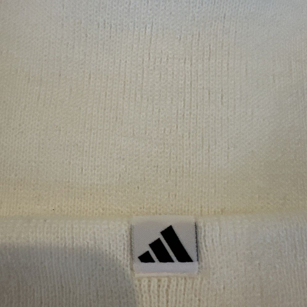 Adidas‎ Logo Women's Postseason Fold Beanie Magic White /Black NWT - Picture 5 of 7